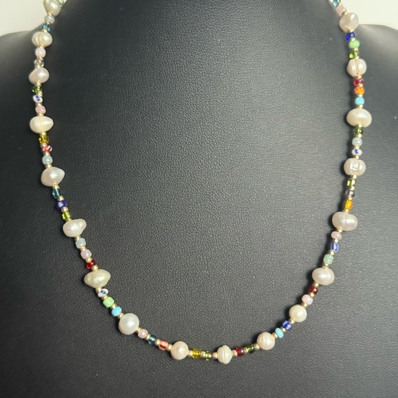 White Pearl and Crystal Necklace Collection - Picture 11 of 15